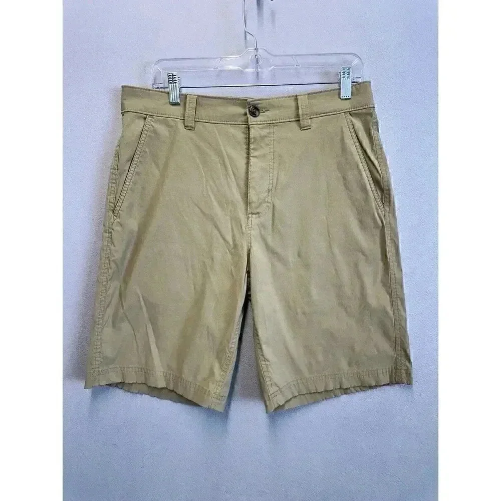 Eddie‎ Bauer Shorts Mens 32 Beige Travex Chino Hiking Camp Stretch Outdoors